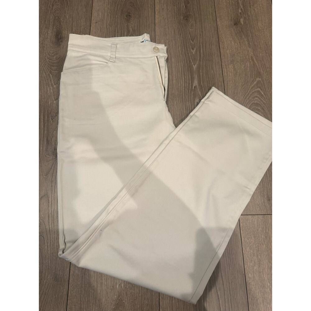 Lee Relaxed Fit Straight Leg Pants Women’s Size 14 Long Tan Khaki